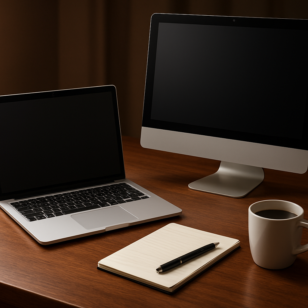Portátil vs desktop: escolher para produtividade no trabalho