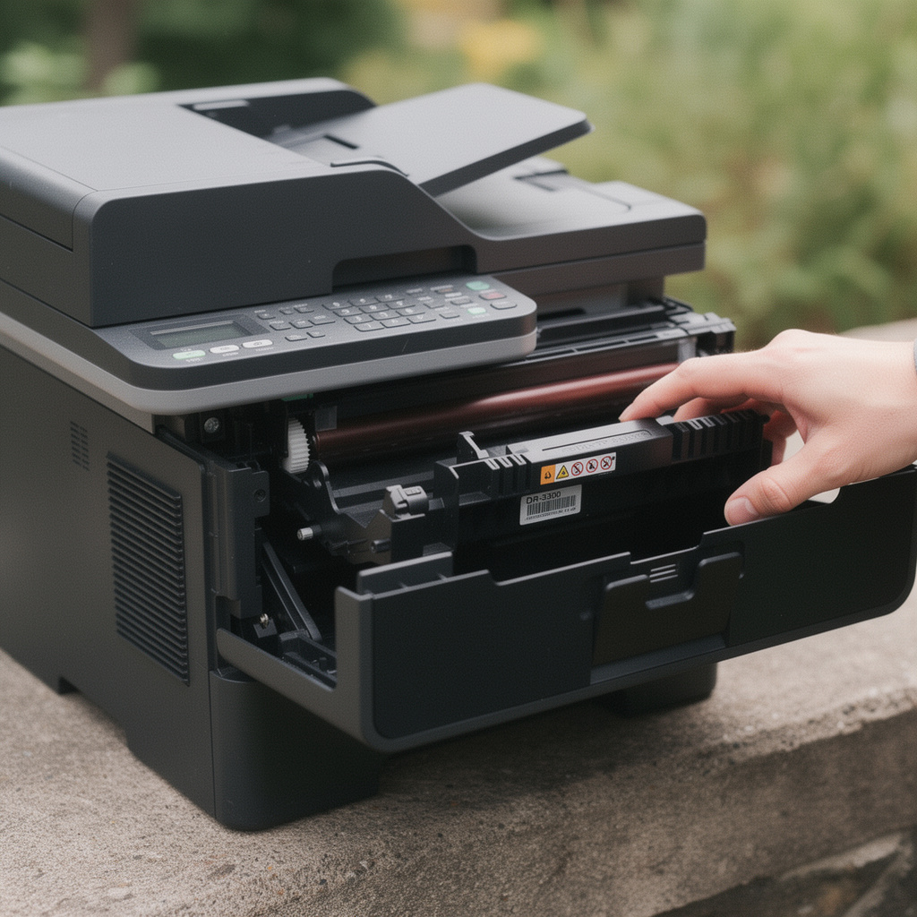 Como instalar e prolongar a vida do tambor Brother DR-3300