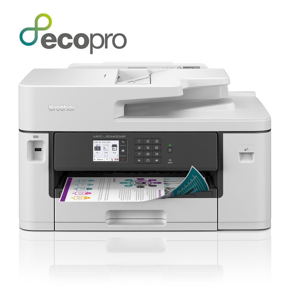Impressora Multifuncional Brother MFC-J5340DWE A3 Inkjet 4 em 1 Brother