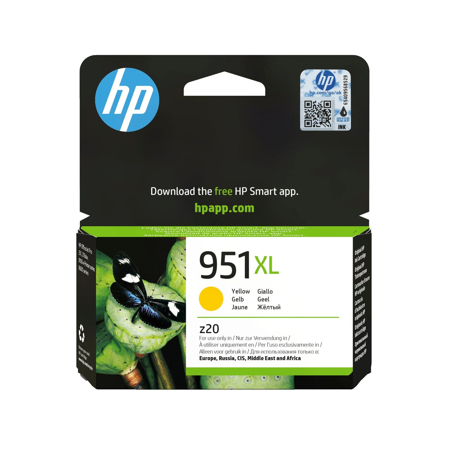 HP 951XL original Ink cartridge CN048AE BGY yellow high capacity 1.500 pages 1-pack Officejet HP