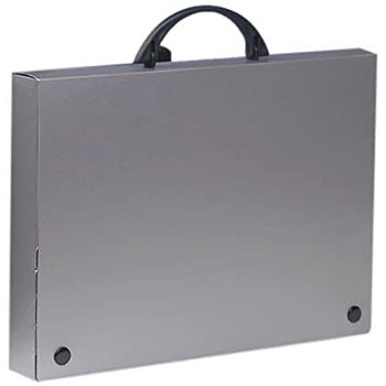 Bluepixel Equipamentos e Serviços Informáticos Lda | Pasta Porta Desenhos PVC A4 com Pega Cinzento | Organização e Proteção Grafoplas Pastas