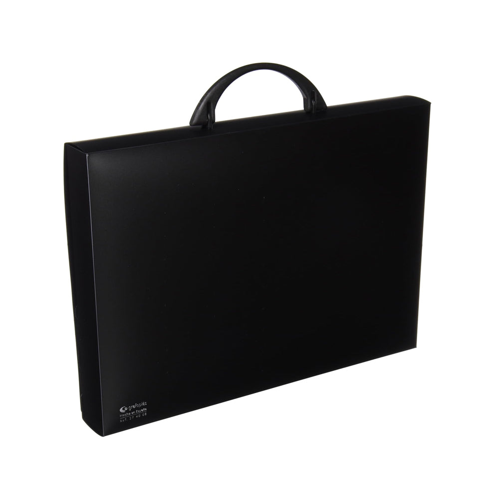 Bluepixel Equipamentos e Serviços Informáticos Lda | Pasta Porta Desenhos PVC A4 com Pega Preto - Organize Seus Papéis Grafoplas Pastas