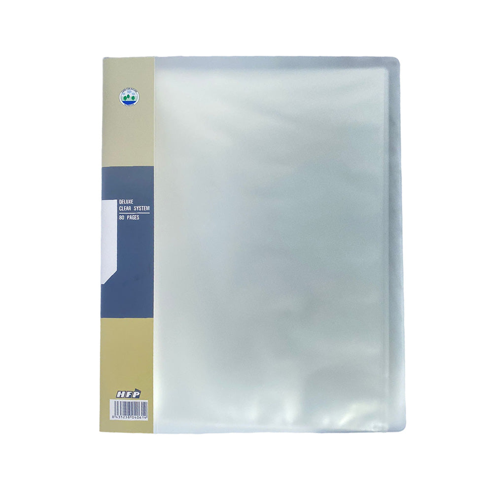 Bluepixel Equipamentos e Serviços Informáticos Lda | Pasta com 40 Bolsas e 80 Páginas A4 Transparente | Organização e Armazenamento HFP Pastas