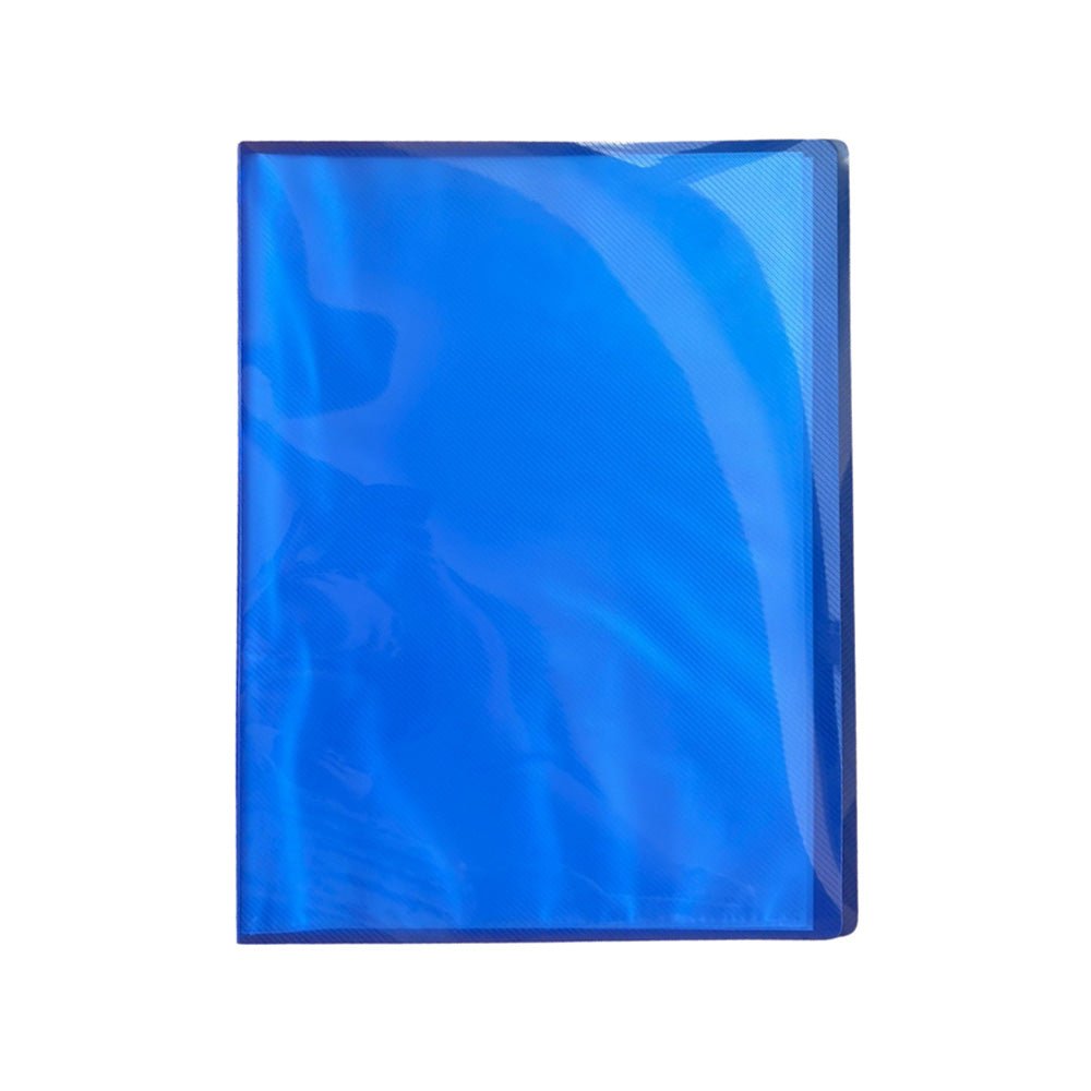 Bluepixel Equipamentos e Serviços Informáticos Lda | Pasta com 10 Bolsas para Catálogo A4 Azul – Organização e Conservação HFP Pastas