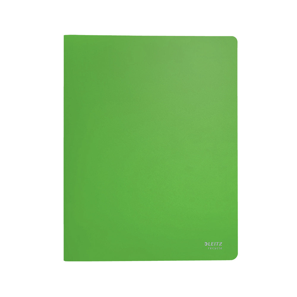 Bluepixel Equipamentos e Serviços Informáticos Lda | Pasta com 20 Bolsas e 40 Páginas A4 Verde para Catálogo Recycle Leitz Pastas