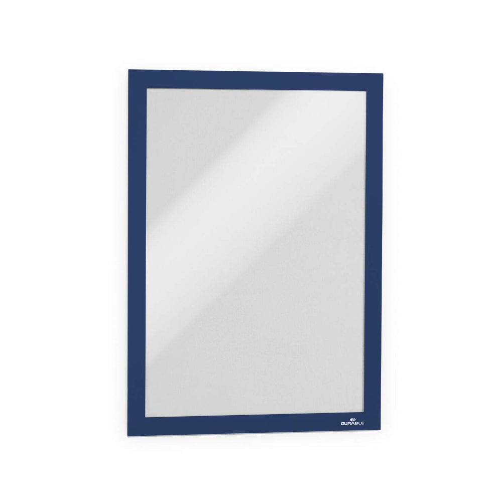 Bluepixel Equipamentos e Serviços Informáticos Lda | Moldura Adesiva A4 Duraframe Azul Escuro 2un – Fácil Fixação Durable Molduras Adesivas