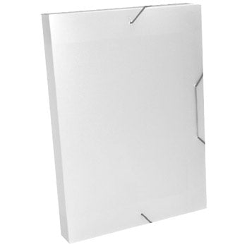 Bluepixel Equipamentos e Serviços Informáticos Lda | Pasta Plástica A3 com Elásticos, 3 Abas, L30 Branco Translucido Roma Pastas