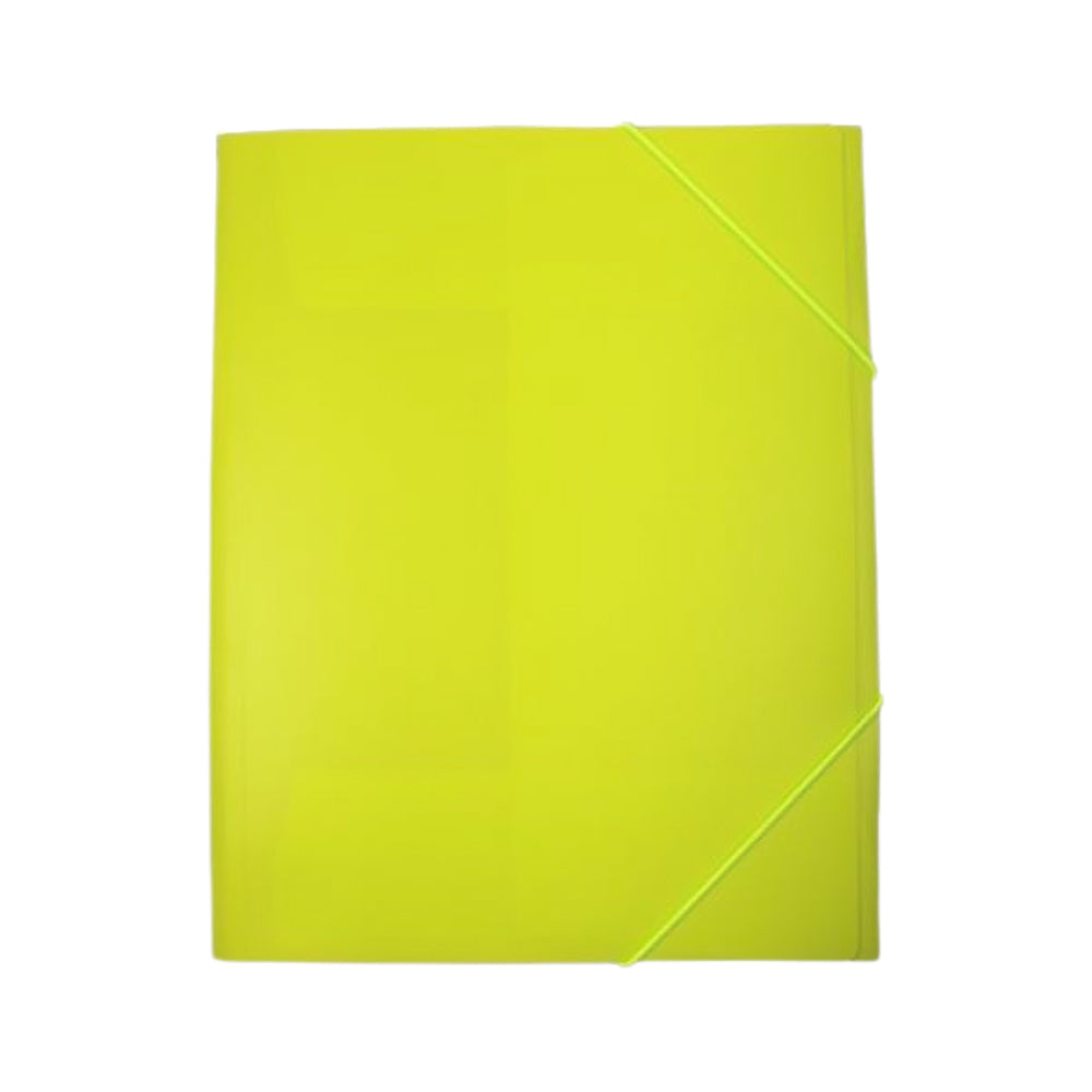 Bluepixel Equipamentos e Serviços Informáticos Lda | Pasta Plástica A4 com Elásticos Verde Lima - Organizadora Escolar HFP Pastas