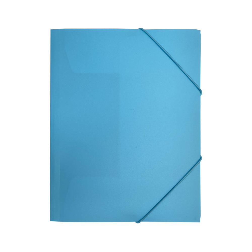 Bluepixel Equipamentos e Serviços Informáticos Lda | Pasta Plástica A4 com Elásticos Turquesa Pastel - Organize Documentos HFP Pastas