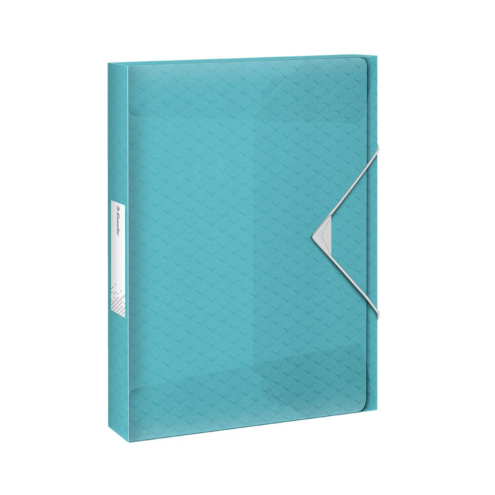 Bluepixel Equipamentos e Serviços Informáticos Lda | Pasta Plástico com Elásticos A4 Azul - Organize Documentos Esselte Pastas