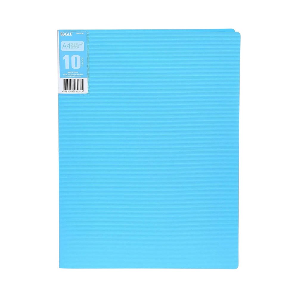 Bluepixel Equipamentos e Serviços Informáticos Lda | Pasta com 10 Bolsas de 20 Páginas - Catálogo Eagle A4 Azul Eagle Pastas