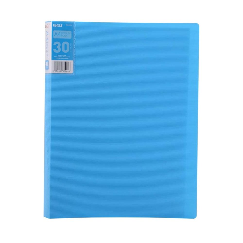Bluepixel Equipamentos e Serviços Informáticos Lda | Pasta com 30 Bolsas e 60 Páginas - Catálogo Eagle A4 Azul Eagle Pastas
