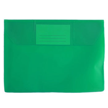 Bluepixel Equipamentos e Serviços Informáticos Lda | Bolsa Envelope A5 PVC Transparente Verde c/ Visor 10un Neutral Envelopes