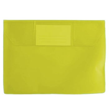 Bluepixel Equipamentos e Serviços Informáticos Lda | Bolsa Envelope A5 PVC Transparente Amarelo 10 Un Neutral Envelopes