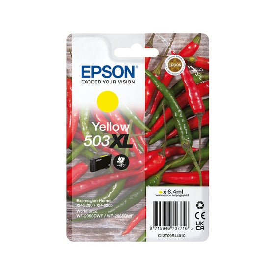 Tinta Amarela EPSON 503XL 1LB Singlepack para Impressora Epson