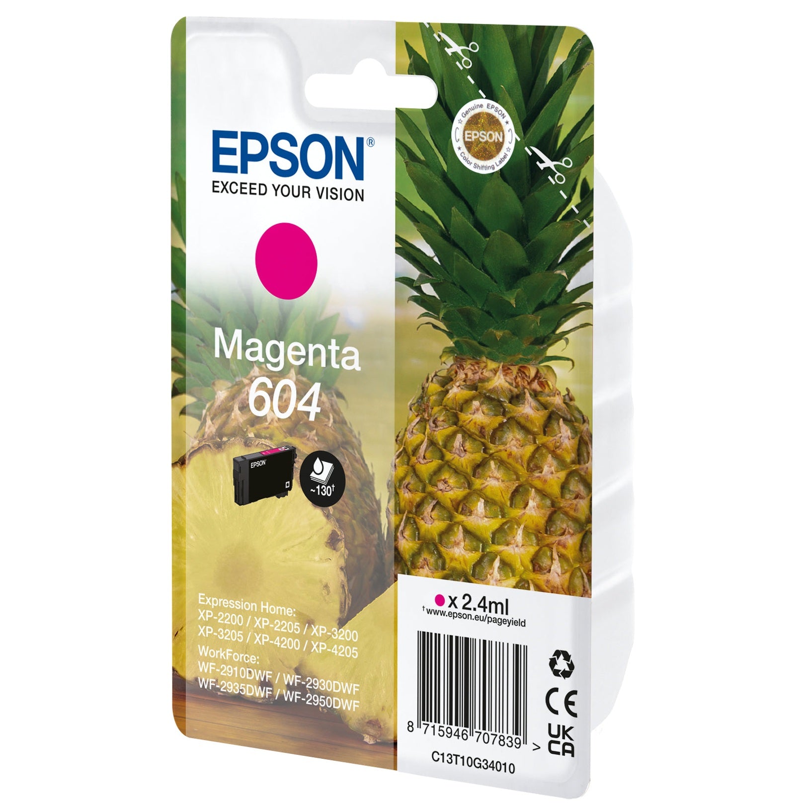 EPSON 1LB Singlepack Magenta 604 Ink w/s