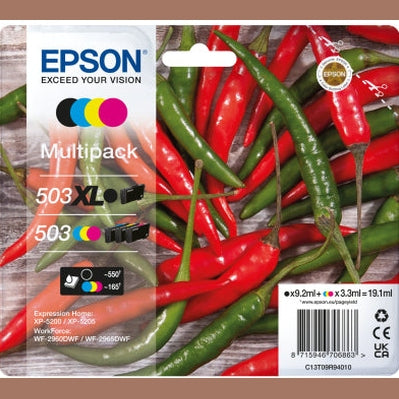 EPSON Multipack 4colours 503 XL Black/Std. CMY