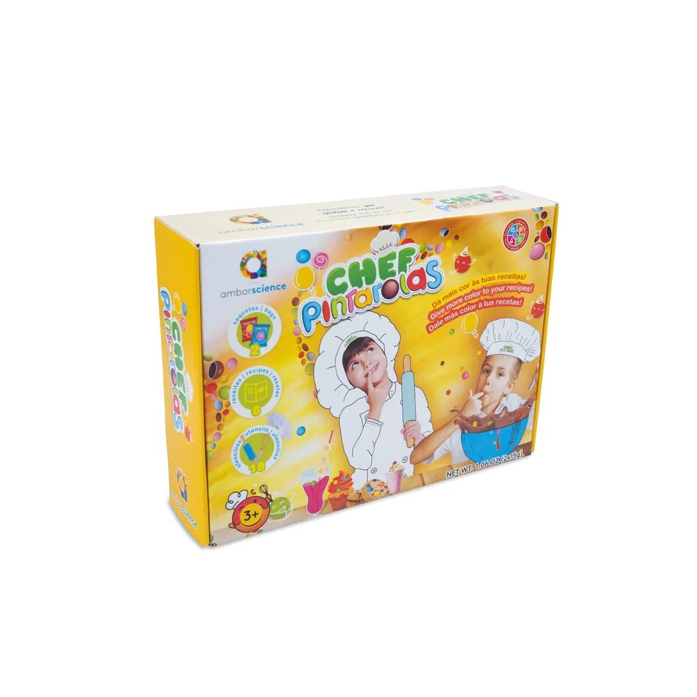 Bluepixel Equipamentos e Serviços Informáticos Lda | Kit Chef Pintarolas Ambarscience - Conjunto para Pintura Criativa Ambarscience Faz de Conta