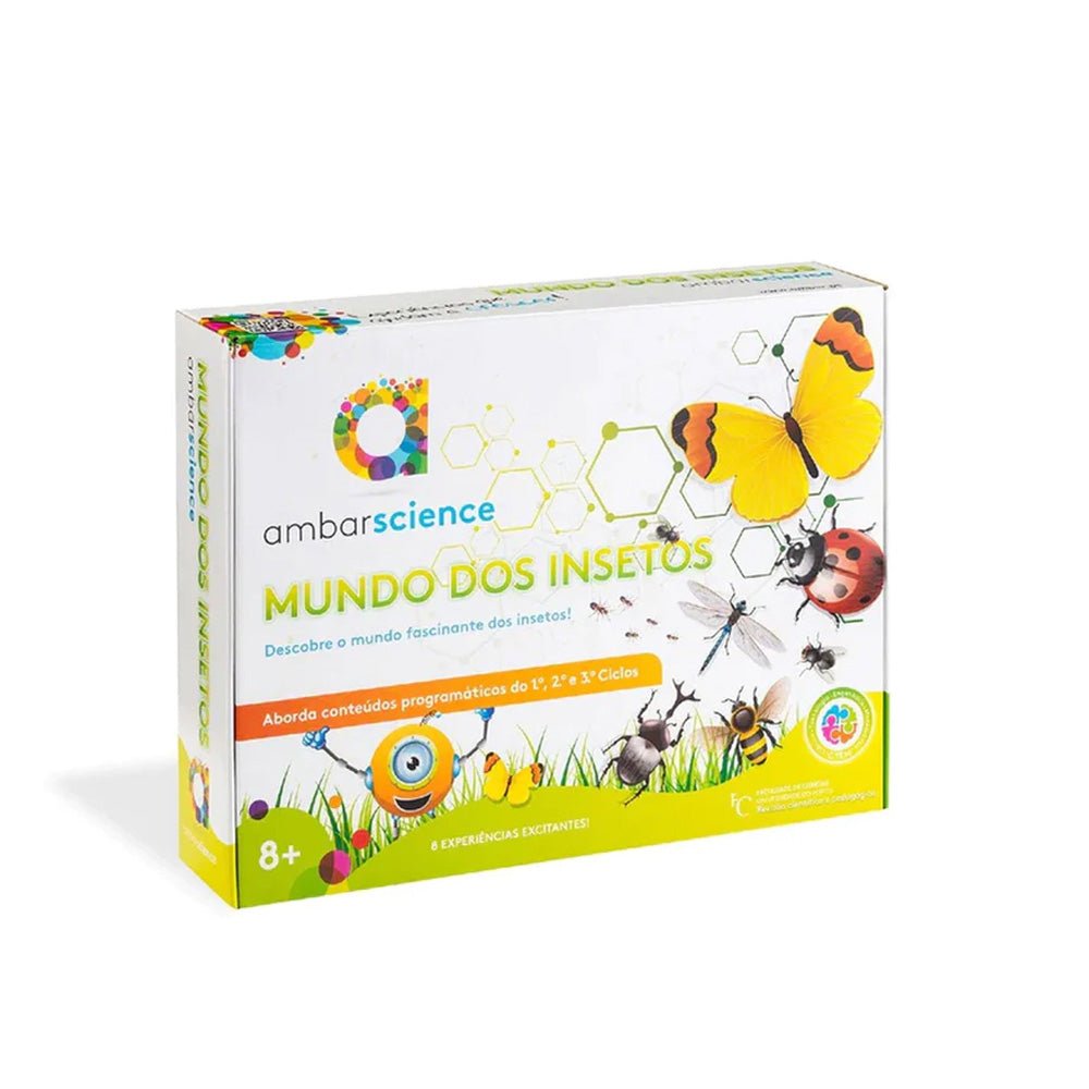 Bluepixel Equipamentos e Serviços Informáticos Lda | Mundo dos Insetos Ambarscience - Kit Educativo para Crianças Ambarscience Ecossistema