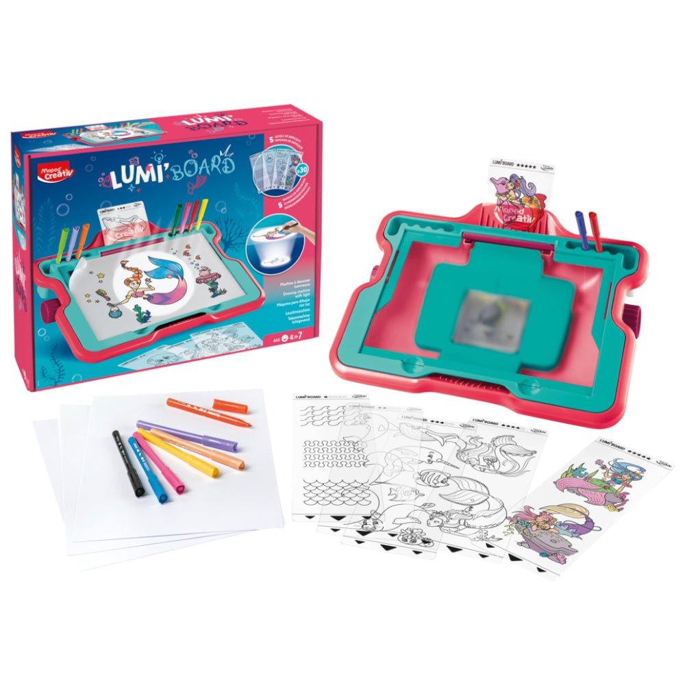 Bluepixel Equipamentos e Serviços Informáticos Lda | Quadro de Atividades Lumi Oceano | Jogo Educativo para Crianças Maped Colorir