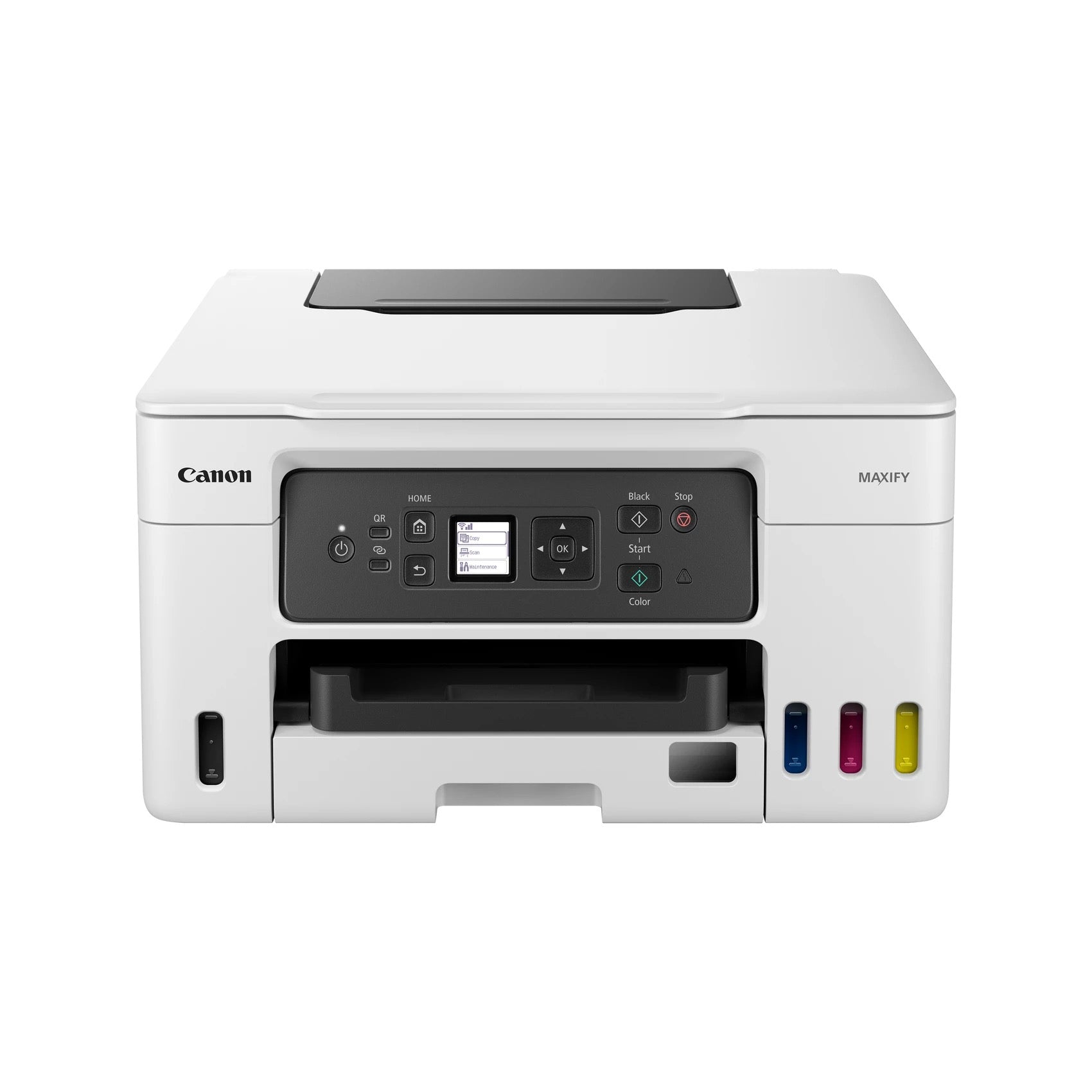 CANON MAXIFY GX3050 MFP colour ink-jet refillable A4 18 ipm print 350 sheets USB 2.0 Wi-Fi