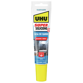 Bluepixel Equipamentos e Serviços Informáticos Lda | Super Silicone UHU Transparente para Casa de Banho 150ml UHU Silicones