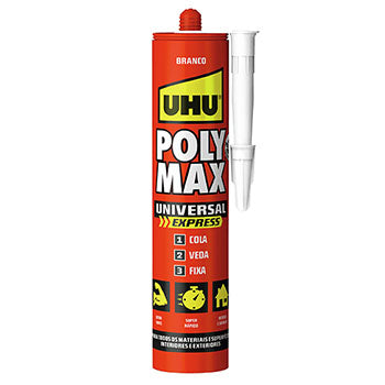Bluepixel Equipamentos e Serviços Informáticos Lda | Cola e Veda Universal Poly Max UHU Express Branco 425g UHU Silicones