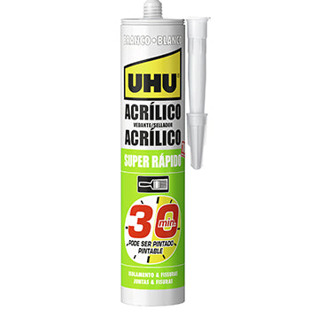 Bluepixel Equipamentos e Serviços Informáticos Lda | Silicone Branco UHU 280ml para Isolamento e Fissuras UHU Silicones