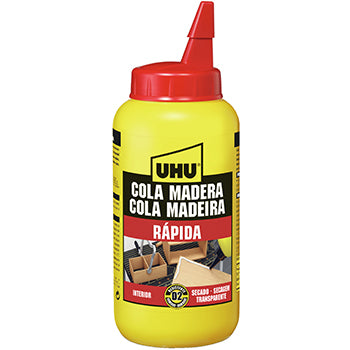 Bluepixel Equipamentos e Serviços Informáticos Lda | Cola Branca UHU Express para Madeira 250g - Fixação Rápida UHU Bricolage