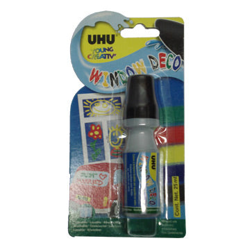 Bluepixel Equipamentos e Serviços Informáticos Lda | Tinta para Vidro Young Creativ Preto 25ml - Desenho e Decoração UHU Tintas Diversas