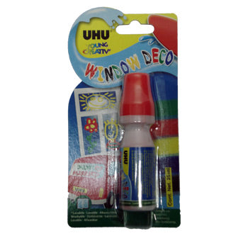 Bluepixel Equipamentos e Serviços Informáticos Lda | Tinta Young Creativ para Vidro Vermelha 25ml - Ideal para Decoração UHU Tintas Diversas