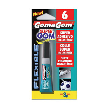 Bluepixel Equipamentos e Serviços Informáticos Lda | Cola Rápida Flexível 3g - Fixação Instantânea em Blister Gomagom Colas