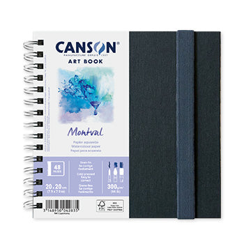 Bluepixel Equipamentos e Serviços Informáticos Lda | Caderno Canson Artbook Montval 20x20cm 300g - Arte e Pintura Canson Cadernos Desenho