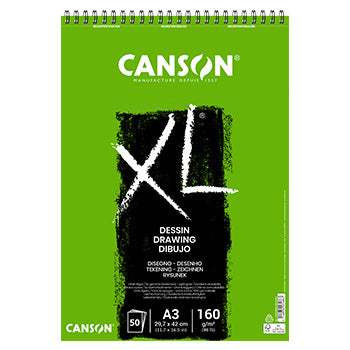 Bluepixel Equipamentos e Serviços Informáticos Lda | Bloco Espiral Canson XL Desenho A3 160g 50 Folhas Canson Cadernos Desenho