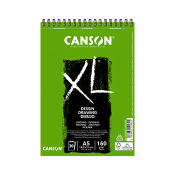 Bluepixel Equipamentos e Serviços Informáticos Lda | Bloco de Desenho Canson XL Espiral A5 160g - 30 Folhas Canson Cadernos Desenho