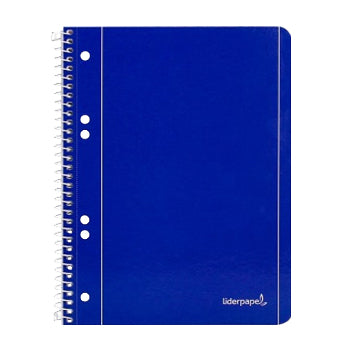 Bluepixel Equipamentos e Serviços Informáticos Lda | Caderno Espiral A5 Quadriculado Azul 80 Folhas 70g Liderpapel Cadernos Espiral