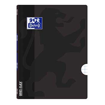 Bluepixel Equipamentos e Serviços Informáticos Lda | Caderno A4 Quadriculado Oxford Preto Agrafado 48 Folhas Oxford Cadernos Agrafados
