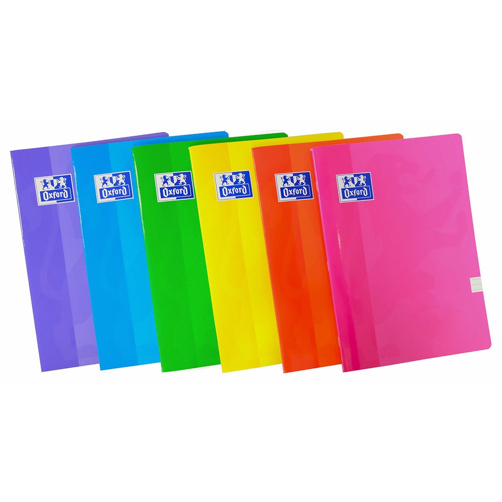 Bluepixel Equipamentos e Serviços Informáticos Lda | Caderno Oxford Colors A4 Quadric 48 Folhas - Pacote com 1 Oxford Cadernos Agrafados