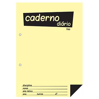 Bluepixel Equipamentos e Serviços Informáticos Lda | Caderno Diário B5 Liso 25x17,6cm 40 Folhas 60g Neutral Cadernos Agrafados
