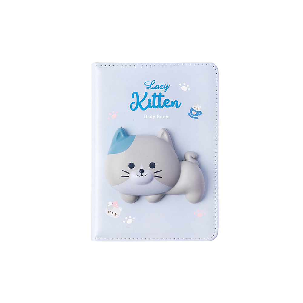 Bluepixel Equipamentos e Serviços Informáticos Lda | Bloco de Notas Squishy Lazy Kitten 157x112mm - 96 Folhas IiGen Cadernos e Blocos