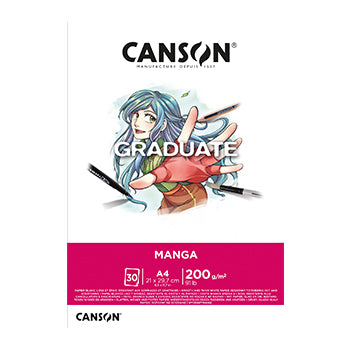 Bluepixel Equipamentos e Serviços Informáticos Lda | Bloco de Desenho Canson Graduate A4 200g - 30 Folhas Canson Cadernos Desenho