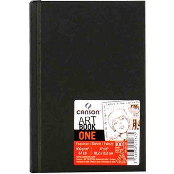 Bluepixel Equipamentos e Serviços Informáticos Lda | Diário Gráfico Canson Artbook One A6 10,2x15,2cm | 100 Folhas Canson Cadernos Desenho