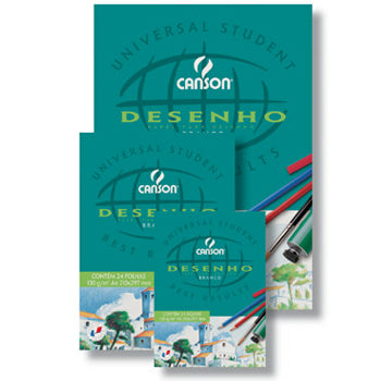 Bluepixel Equipamentos e Serviços Informáticos Lda | Bloco de Desenho Canson A2 120g - 24 Folhas para Arte e Esboço Canson Cadernos Desenho