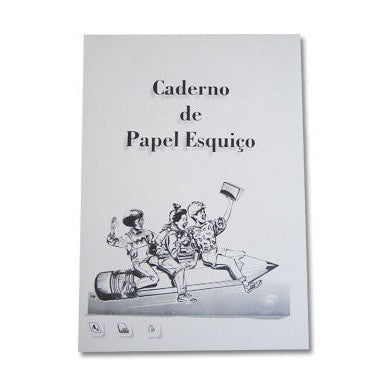 Papel Vegetal A4 35g - Esquiço para Desenho e Caderno 80 Folhas