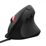Mouse gamer vertical Trust GXT 144 REXX, ergonômico e preciso, com design confortável para jogos e uso prolongado.
