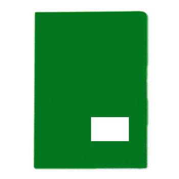 Bluepixel Equipamentos e Serviços Informáticos Lda | Classificador de Plástico com Bolsa Interna, Visor e Etiqueta Verde — 1 unidade SmartD Capas com Bolsa