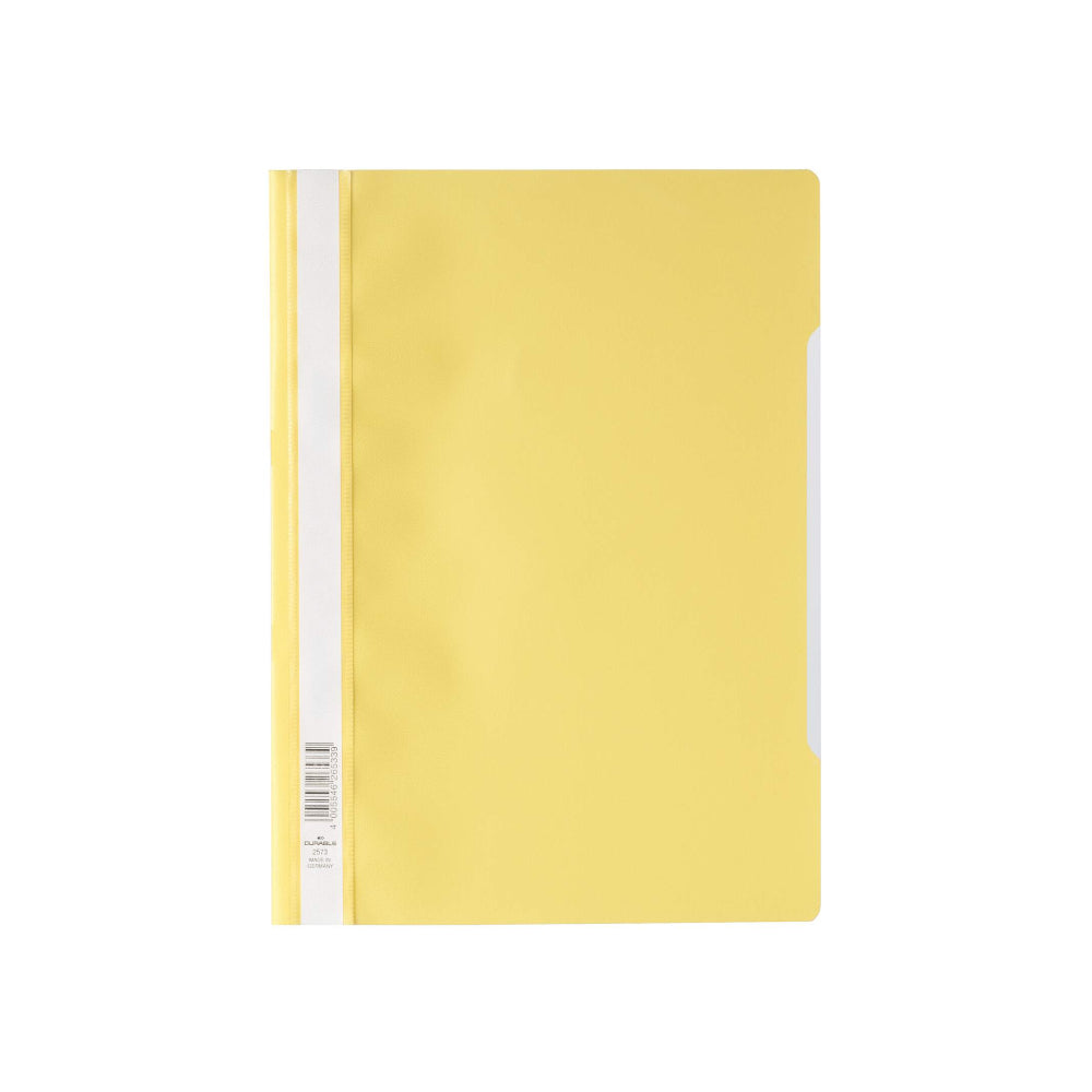 Bluepixel Equipamentos e Serviços Informáticos Lda | Classificador com Capa Transparente Amarelo Durável 257304 – 1 Unidade Durable Classificadores