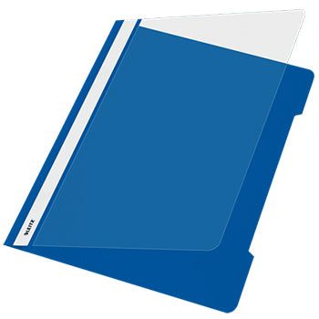 Bluepixel Equipamentos e Serviços Informáticos Lda | Classificador de Capa Transparente Azul Escuro Leitz 25un Leitz Classificadores