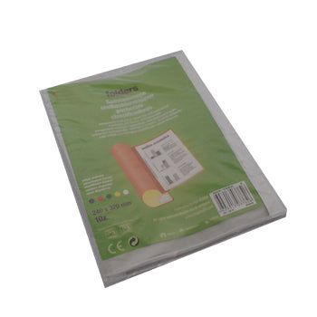 Bluepixel Equipamentos e Serviços Informáticos Lda | Classificador de Capa de Cristal com Etiqueta Branca — Pack 10un Neutral Classificadores