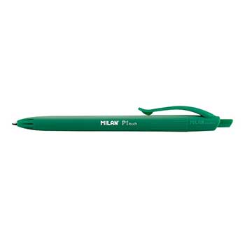 Bluepixel Equipamentos e Serviços Informáticos Lda | Esferográfica Milan P1 Touch Verde 1mm - Escrita e Tela Milan Esferográficas